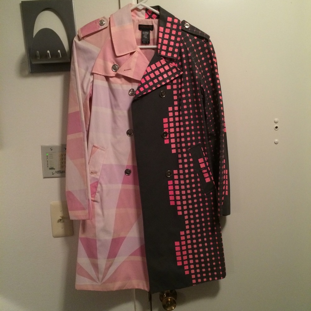 Rare Custo Barcelona Geometric Light Trench
